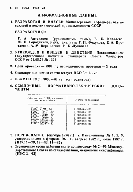 Страница 61 ГОСТ 9833-73