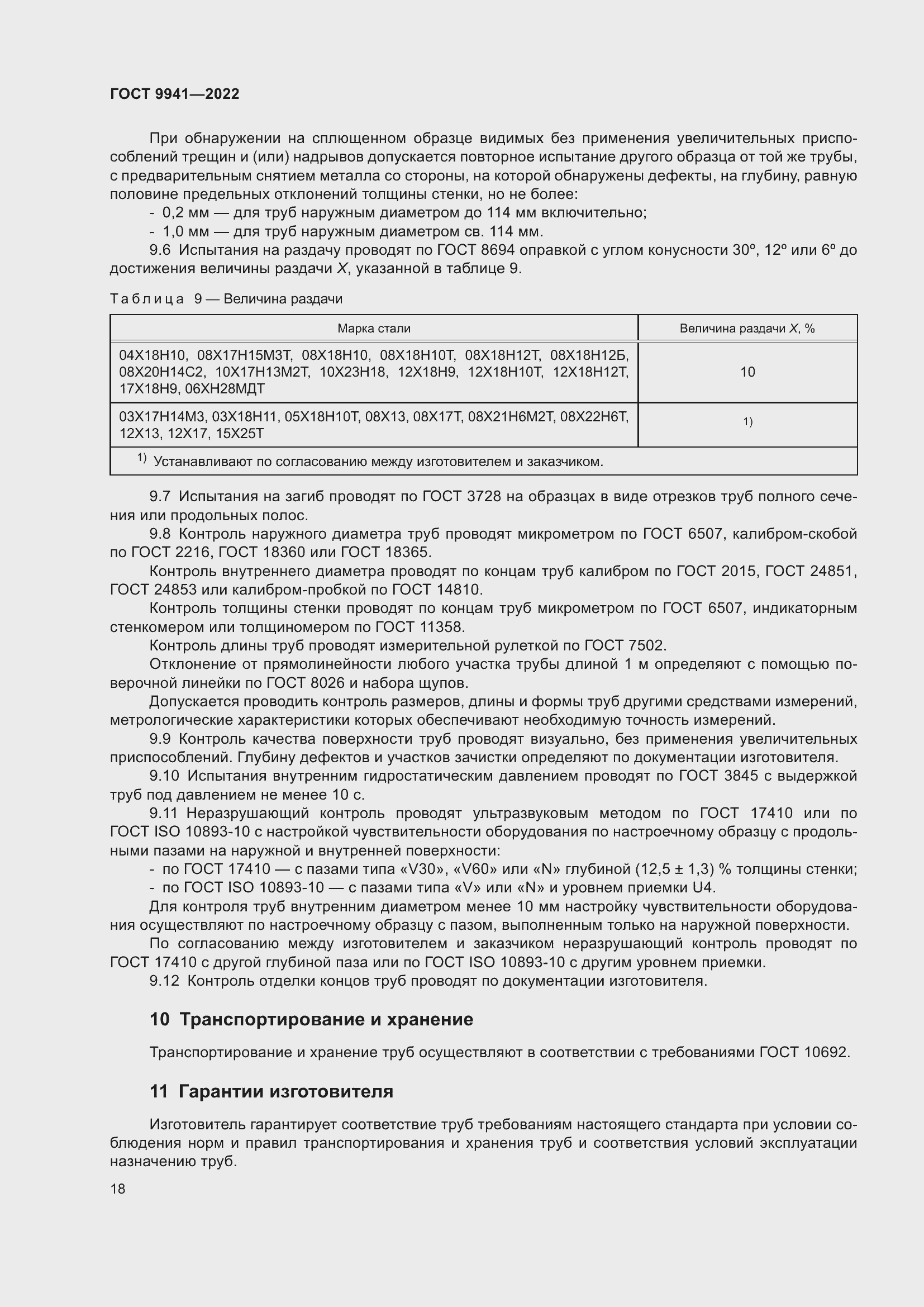 Страница 22 ГОСТ 9941-2022