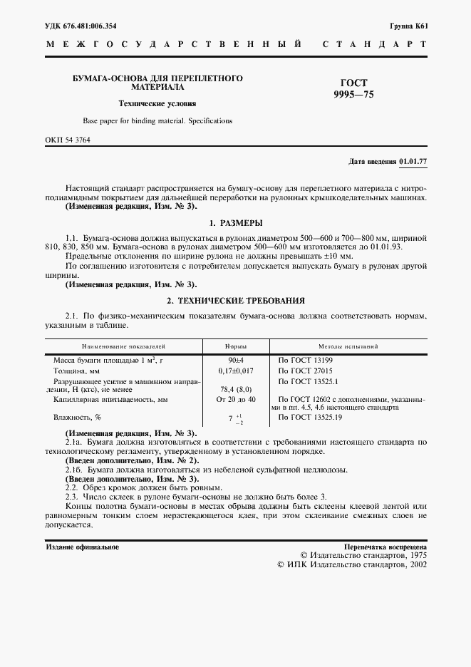 Страница 2 ГОСТ 9995-75