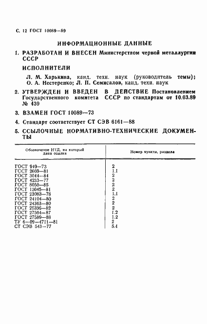 Страница 13 ГОСТ 10089-89