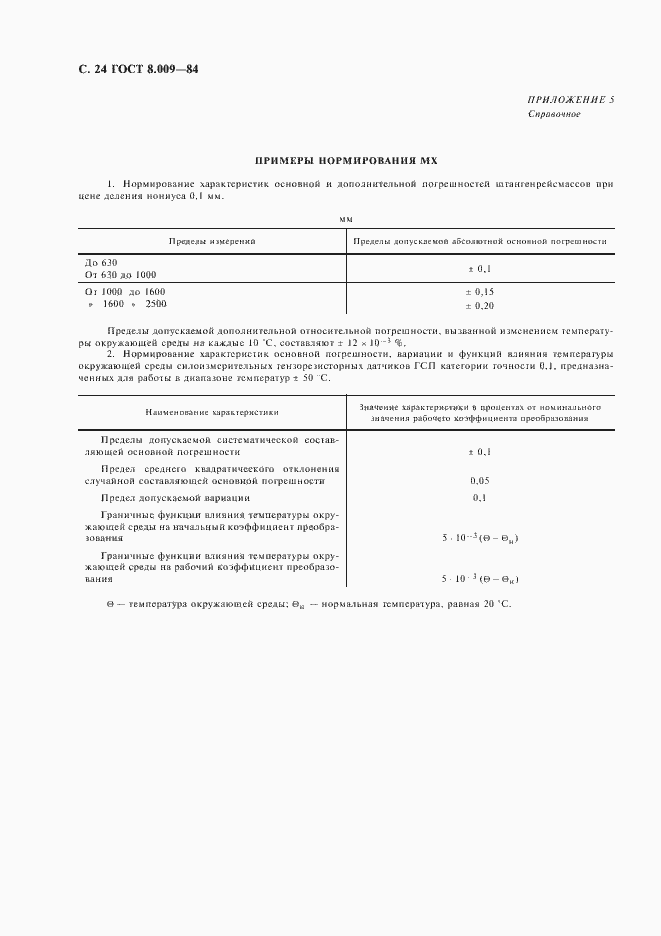 Страница 25 ГОСТ 8.009-84