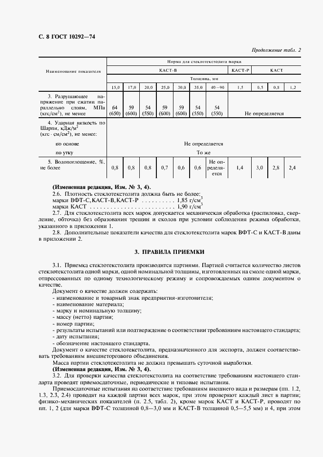 Страница 10 ГОСТ 10292-74