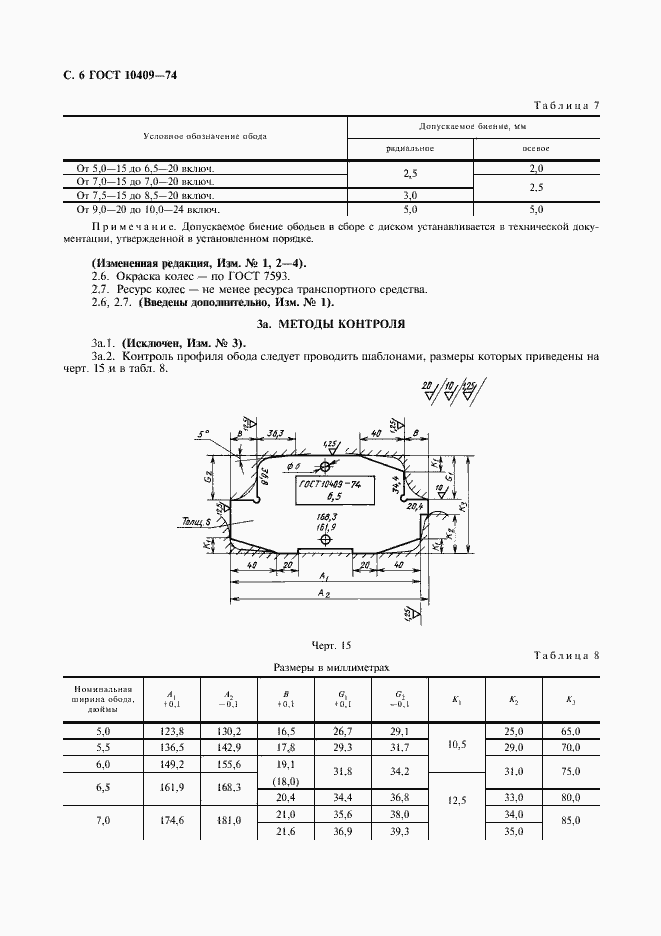 Страница 8 ГОСТ 10409-74