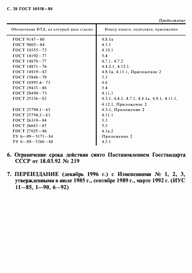 Страница 21 ГОСТ 10558-80
