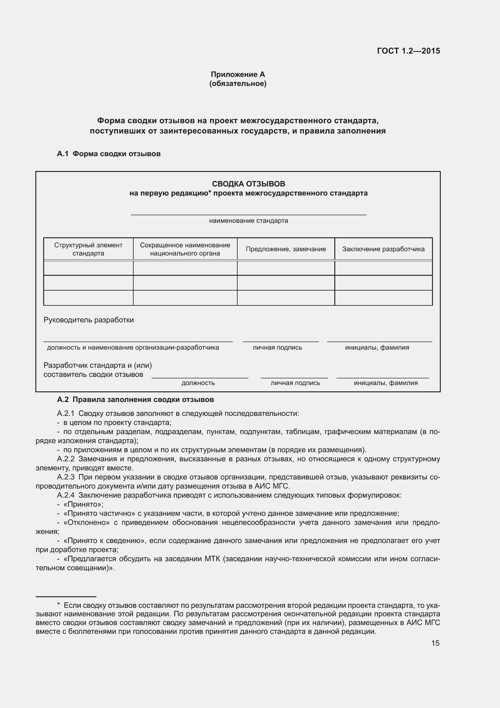 Страница 20 ГОСТ 1.2-2015
