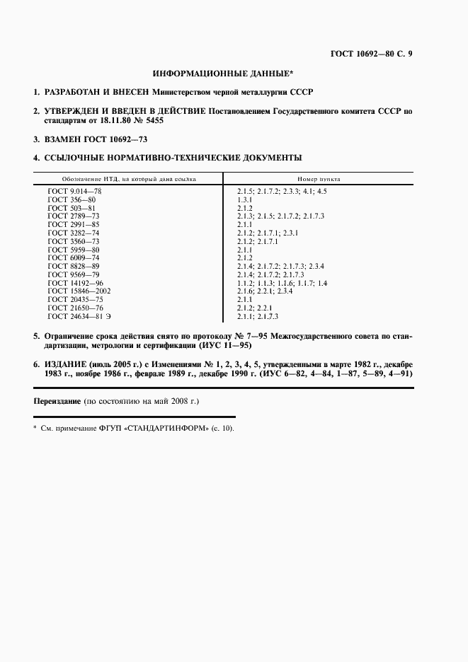 Страница 10 ГОСТ 10692-80