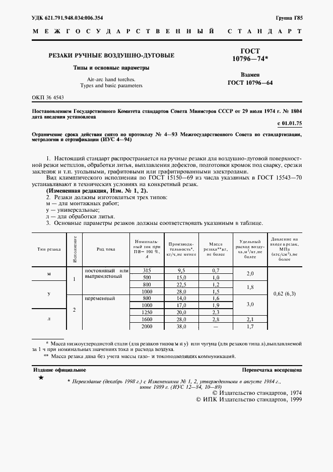 Страница 2 ГОСТ 10796-74