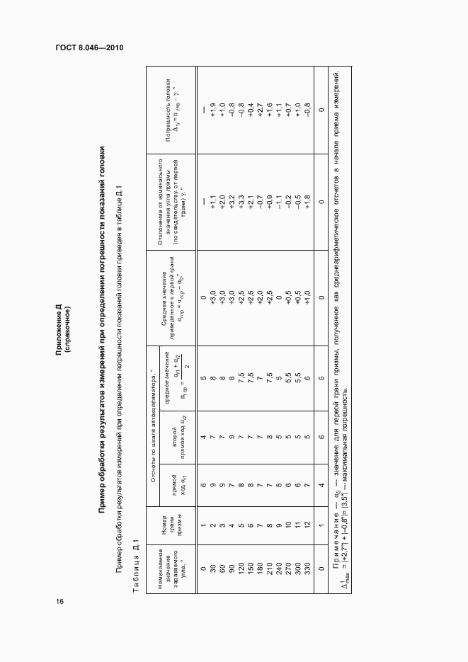 Страница 20 ГОСТ 8.046-2010