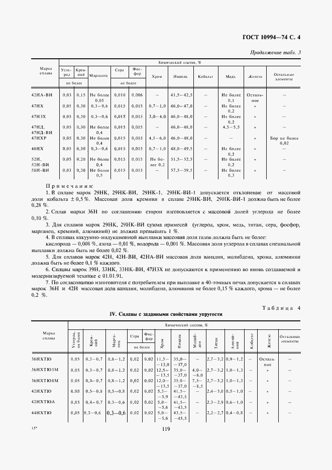 Страница 4 ГОСТ 10994-74