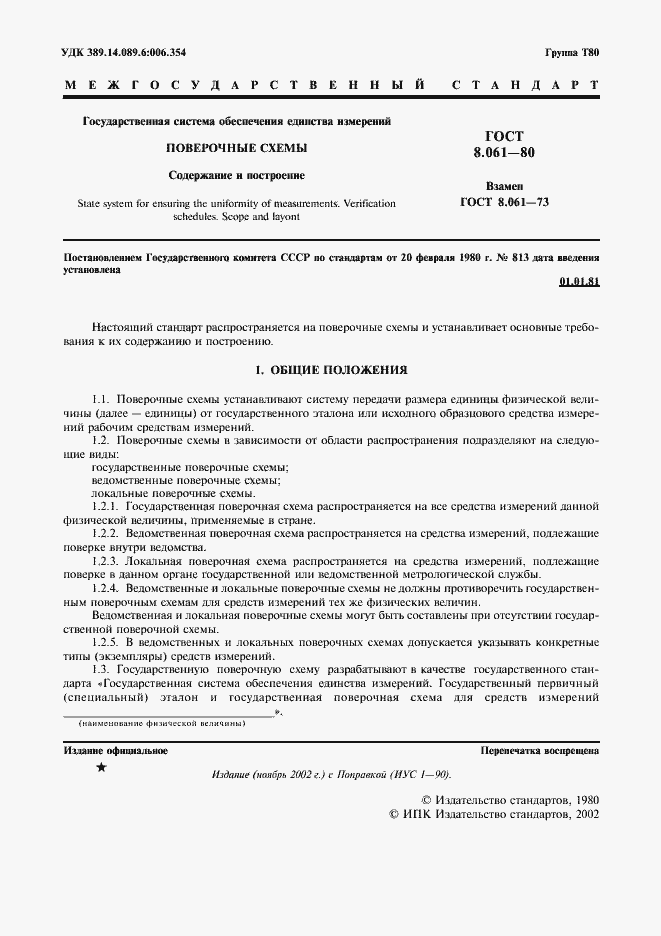 Страница 2 ГОСТ 8.061-80