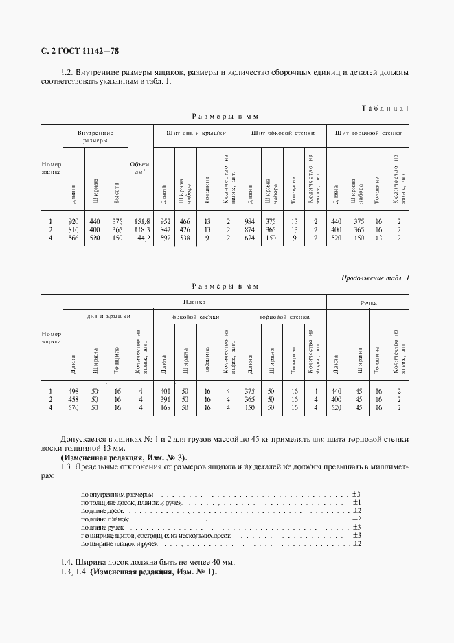 Страница 3 ГОСТ 11142-78