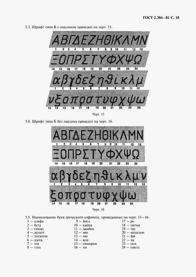 Страница 11 ГОСТ 2.304-81