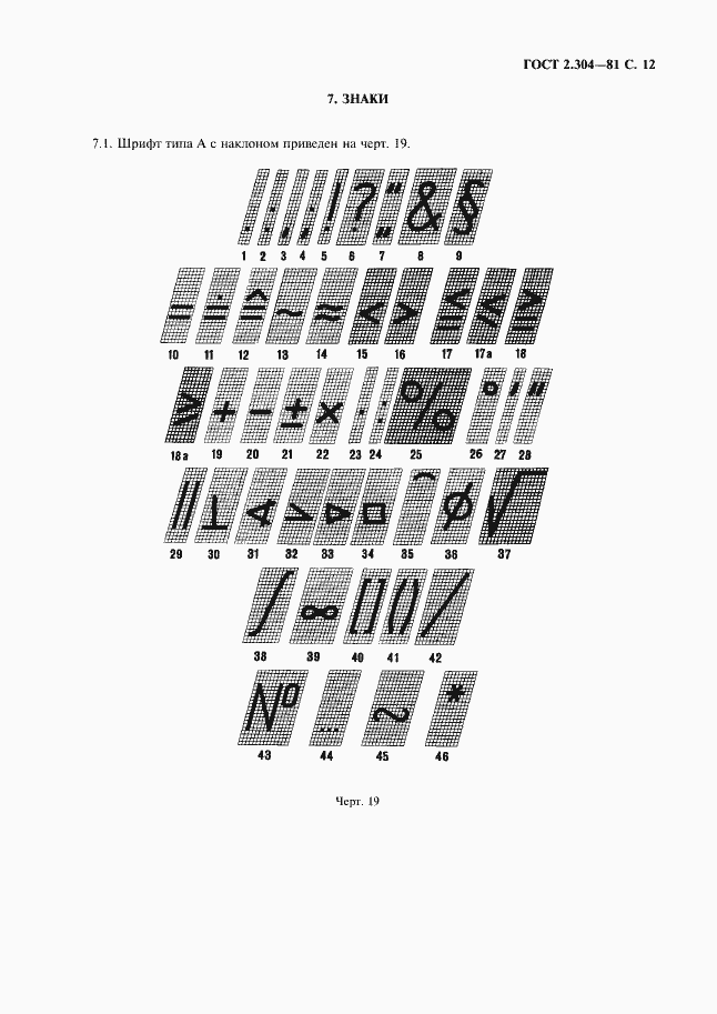 Страница 13 ГОСТ 2.304-81