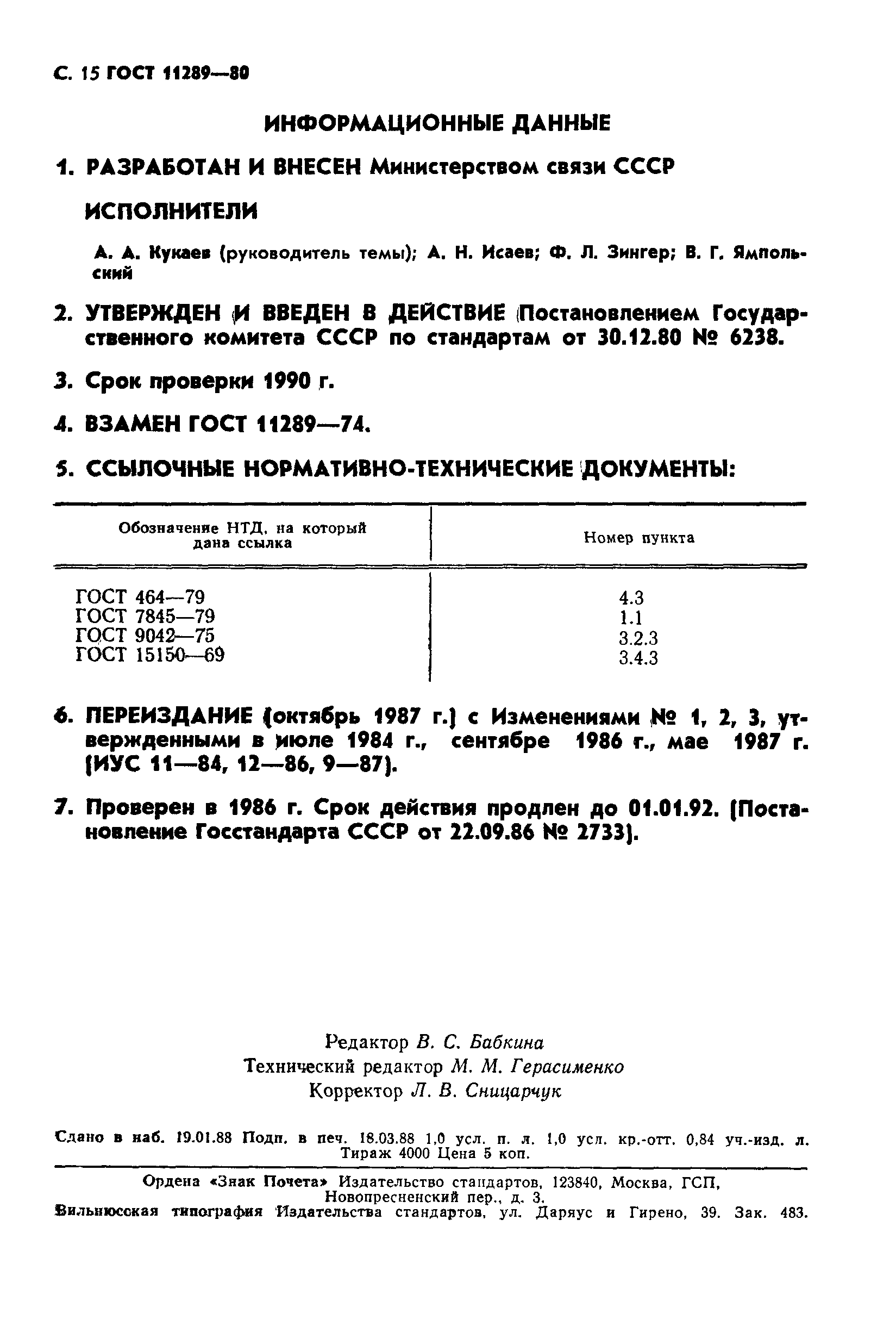 Страница 16 ГОСТ 11289-80