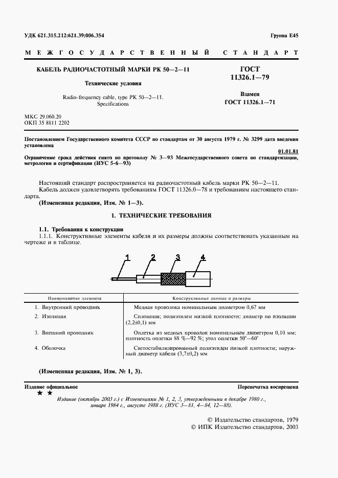Страница 2 ГОСТ 11326.1-79