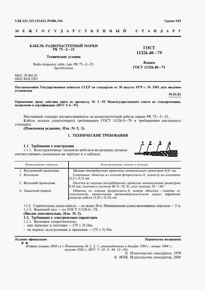 Страница 2 ГОСТ 11326.40-79
