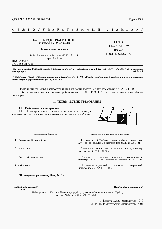 Страница 2 ГОСТ 11326.85-79