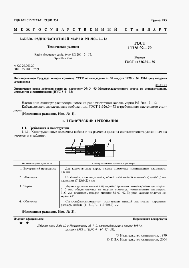 Страница 2 ГОСТ 11326.92-79