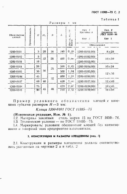 Страница 2 ГОСТ 11385-75