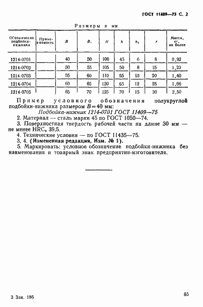 Страница 2 ГОСТ 11409-75