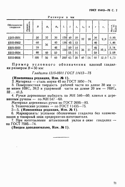 Страница 2 ГОСТ 11412-75