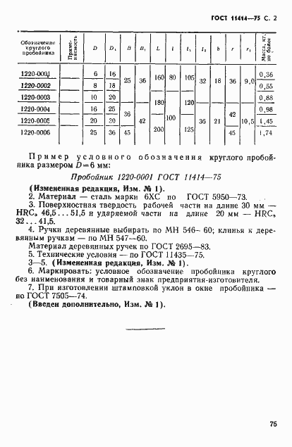 Страница 2 ГОСТ 11414-75