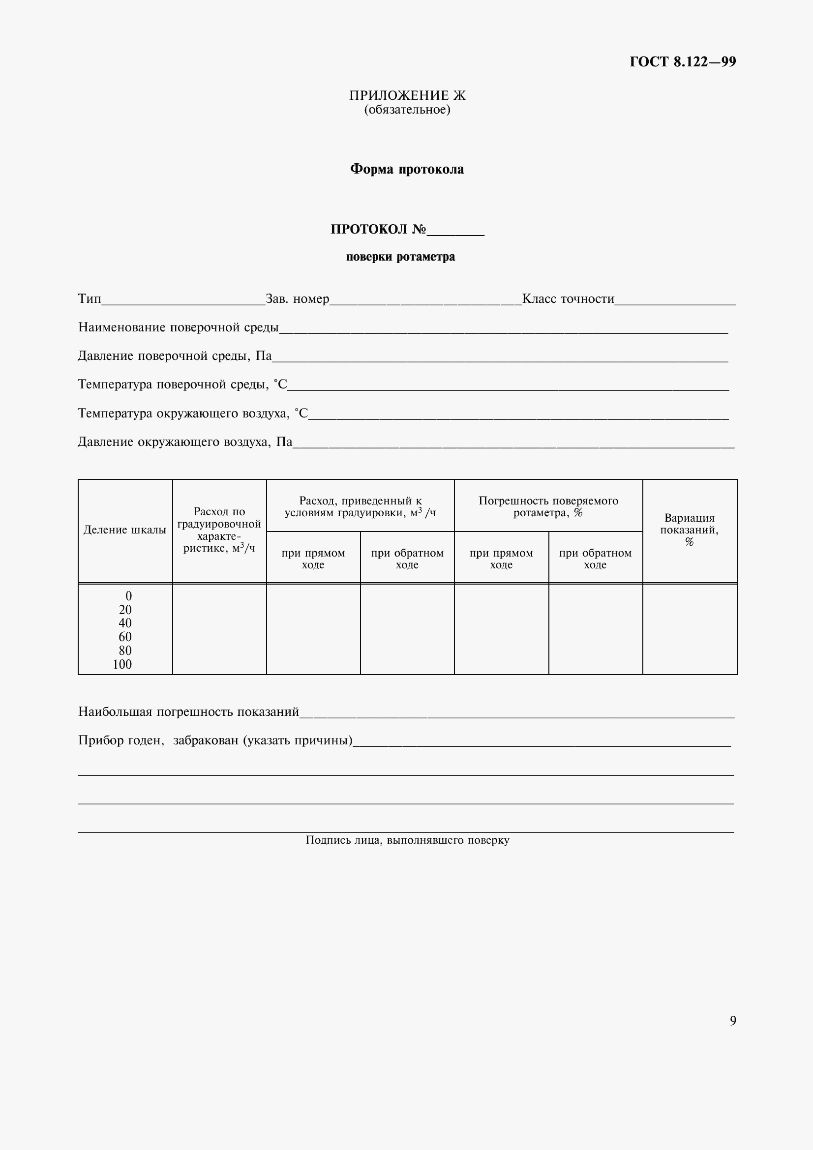 Страница 14 ГОСТ 8.122-99