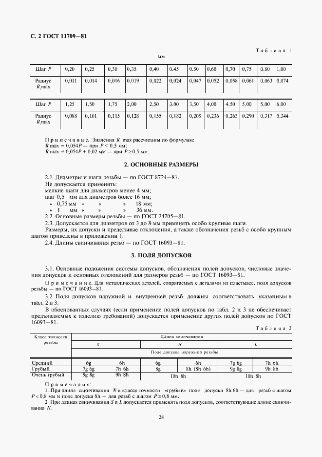Страница 2 ГОСТ 11709-81