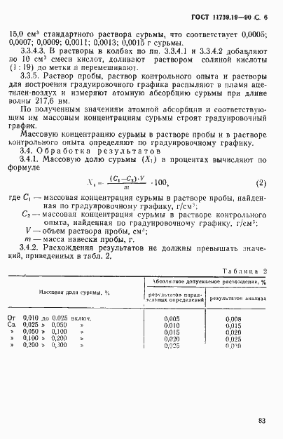 Страница 6 ГОСТ 11739.19-90
