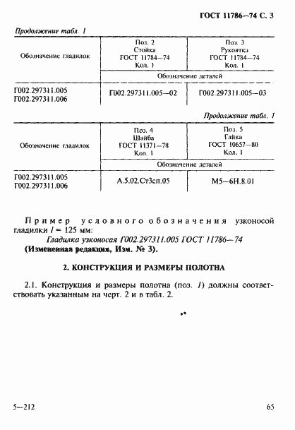 Страница 3 ГОСТ 11786-74