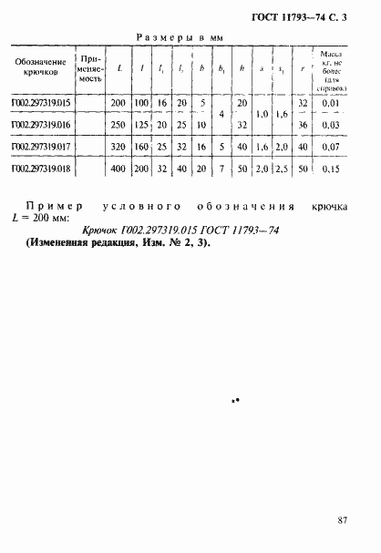 Страница 3 ГОСТ 11793-74