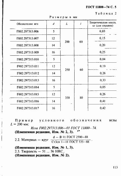 Страница 5 ГОСТ 11800-74