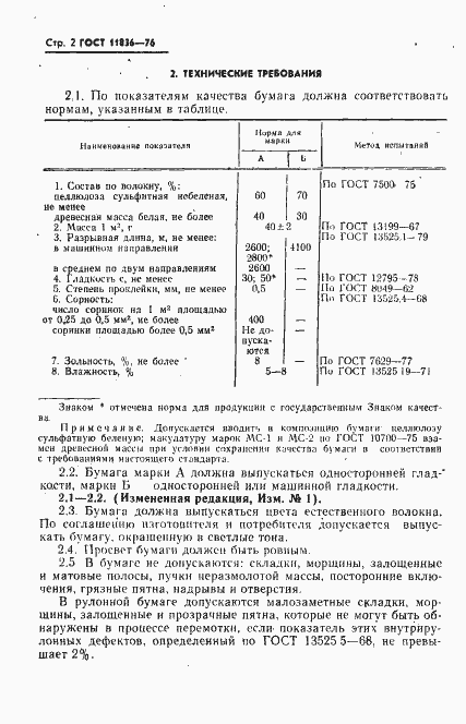 Страница 3 ГОСТ 11836-76