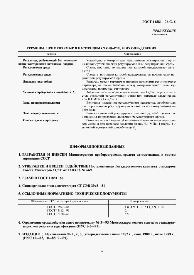 Страница 6 ГОСТ 11881-76