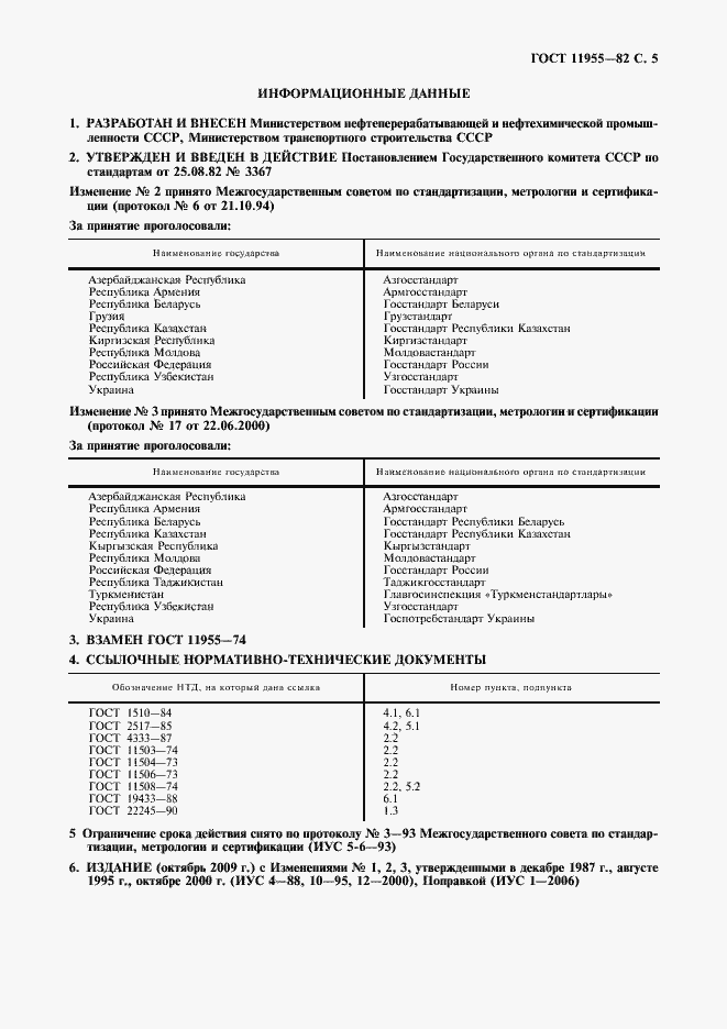 Страница 6 ГОСТ 11955-82