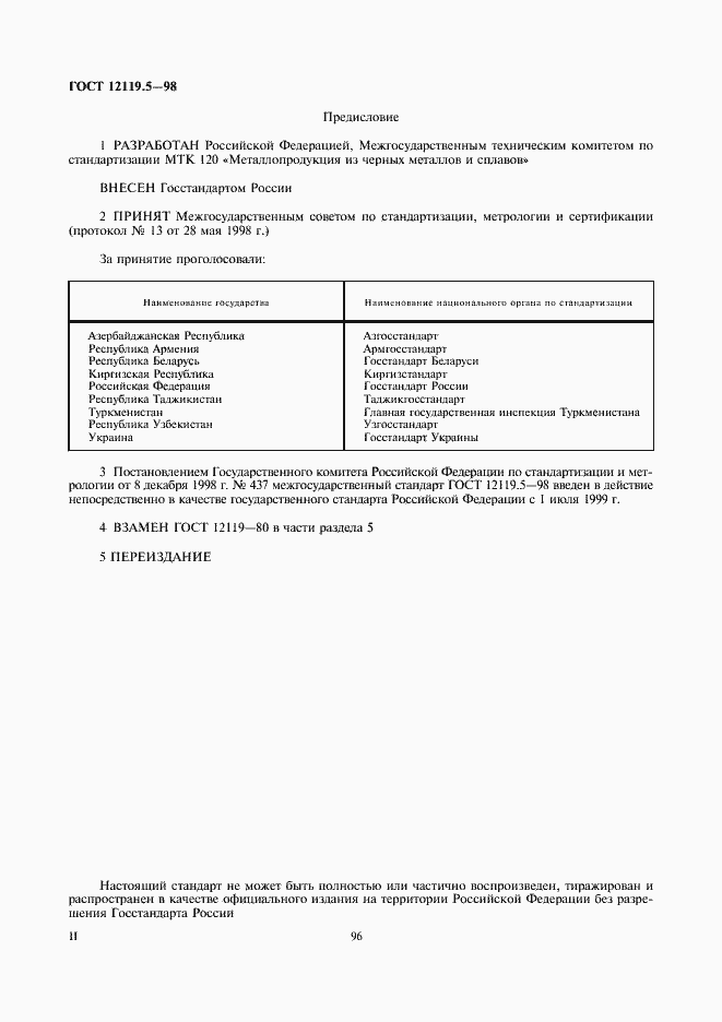 Страница 2 ГОСТ 12119.5-98