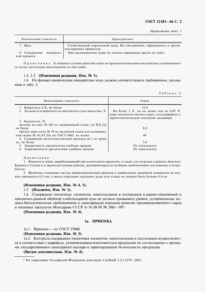 Страница 3 ГОСТ 12183-66