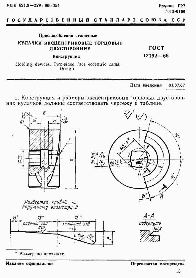 Страница 1 ГОСТ 12192-66