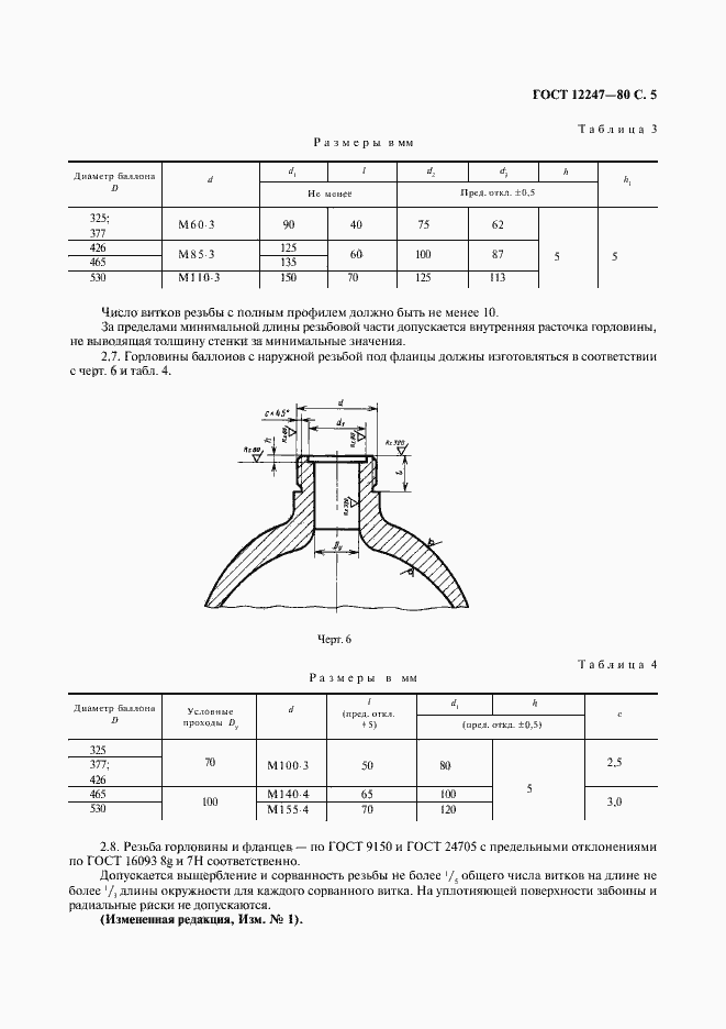 Страница 6 ГОСТ 12247-80