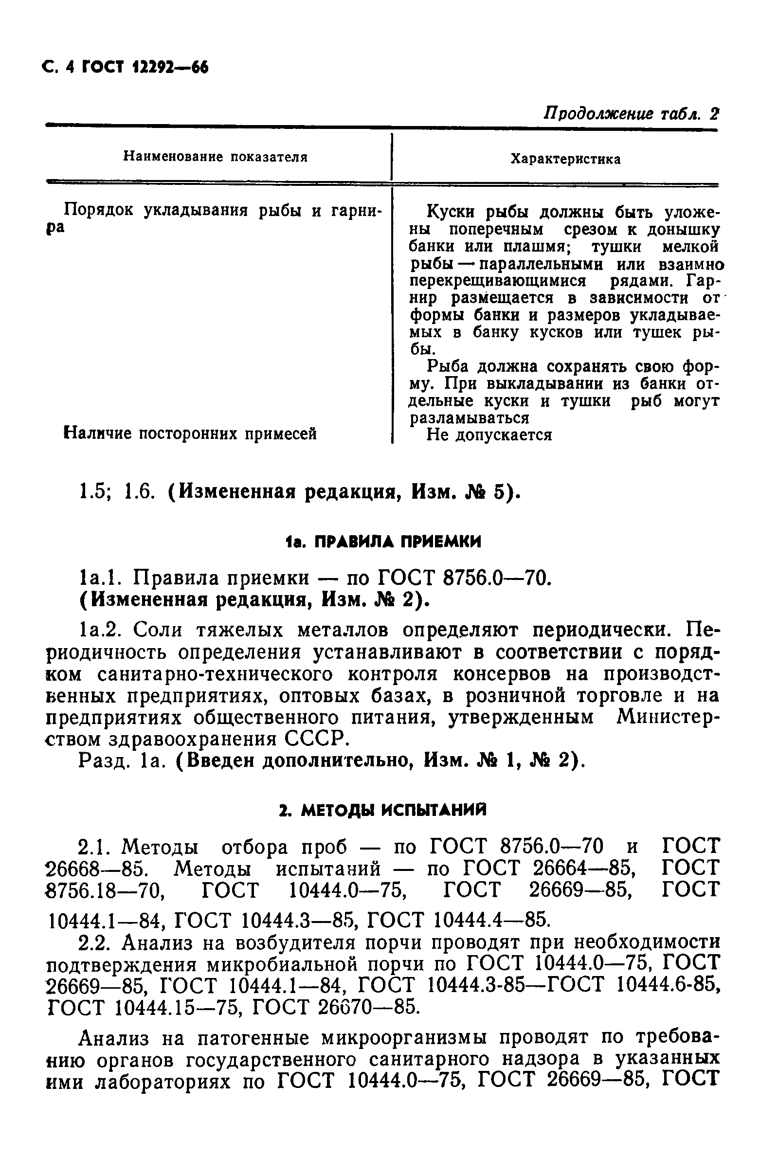 Страница 6 ГОСТ 12292-66