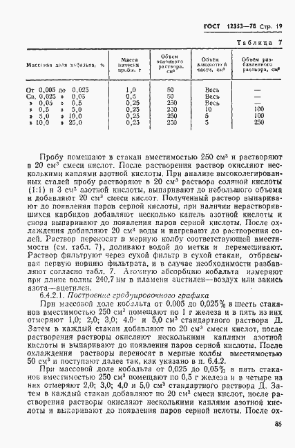 Страница 19 ГОСТ 12353-78