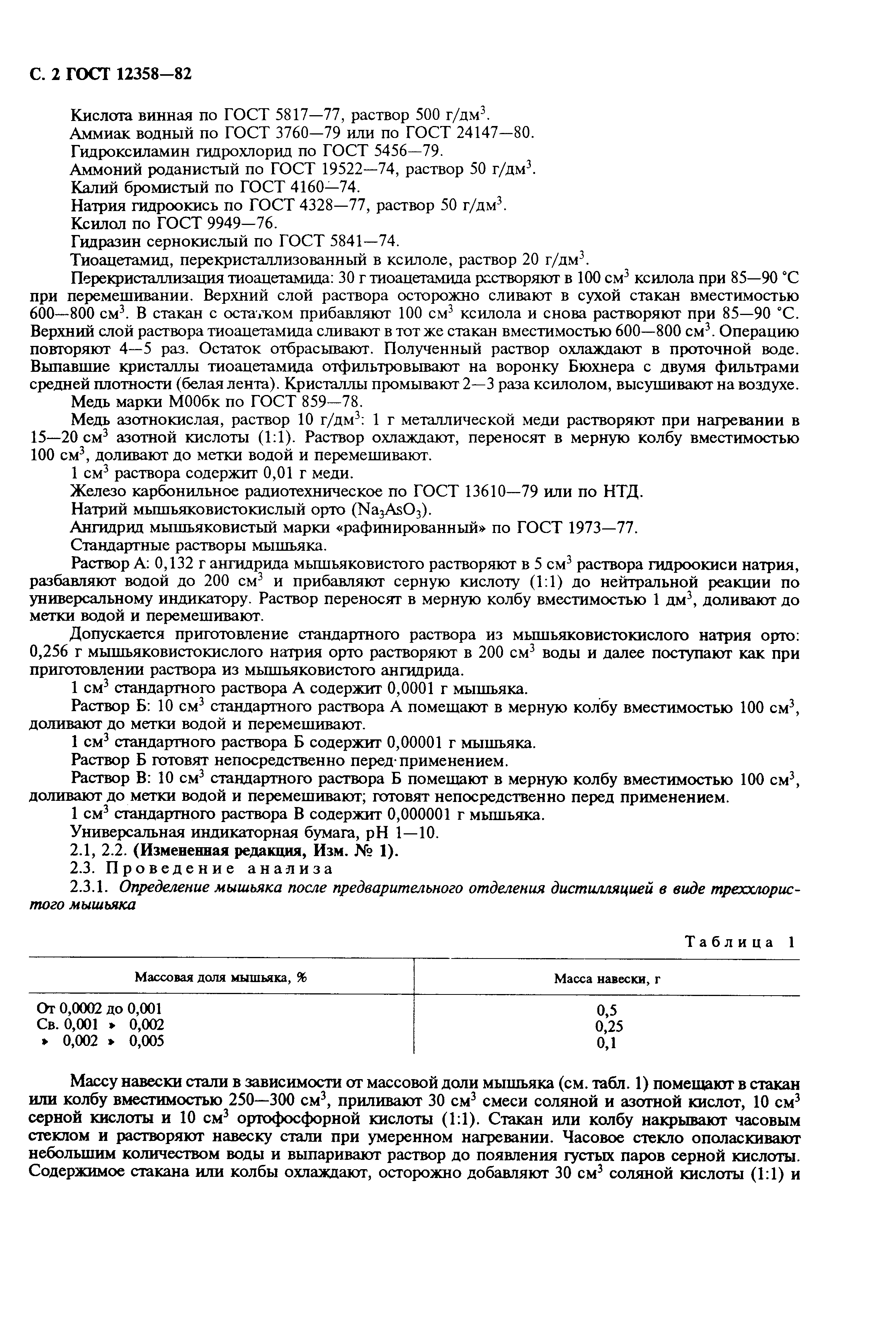 Страница 3 ГОСТ 12358-82