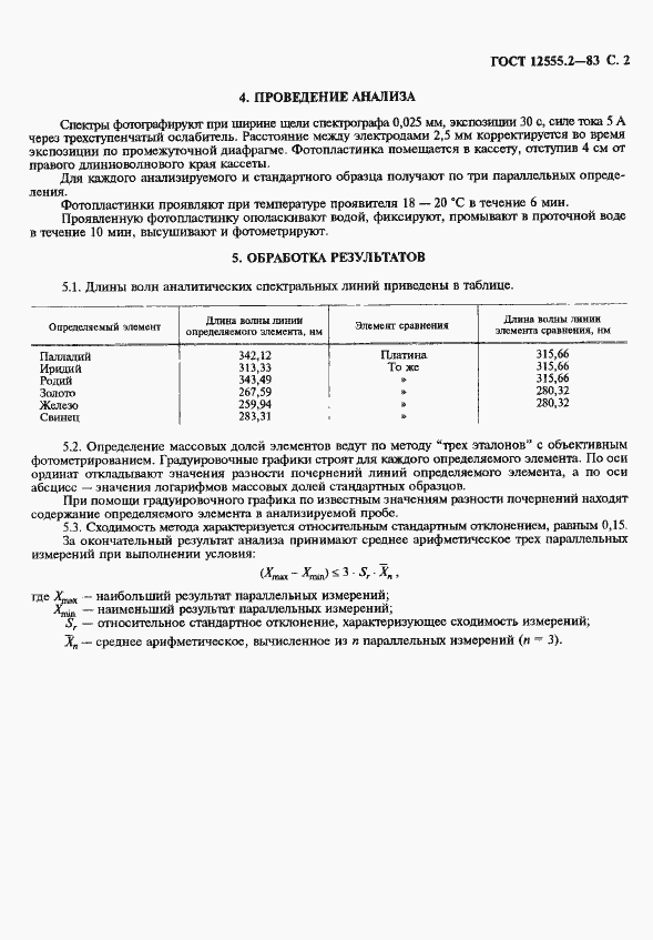 Страница 2 ГОСТ 12555.2-83