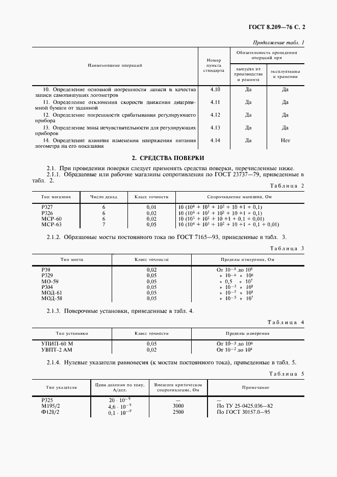 Страница 3 ГОСТ 8.209-76