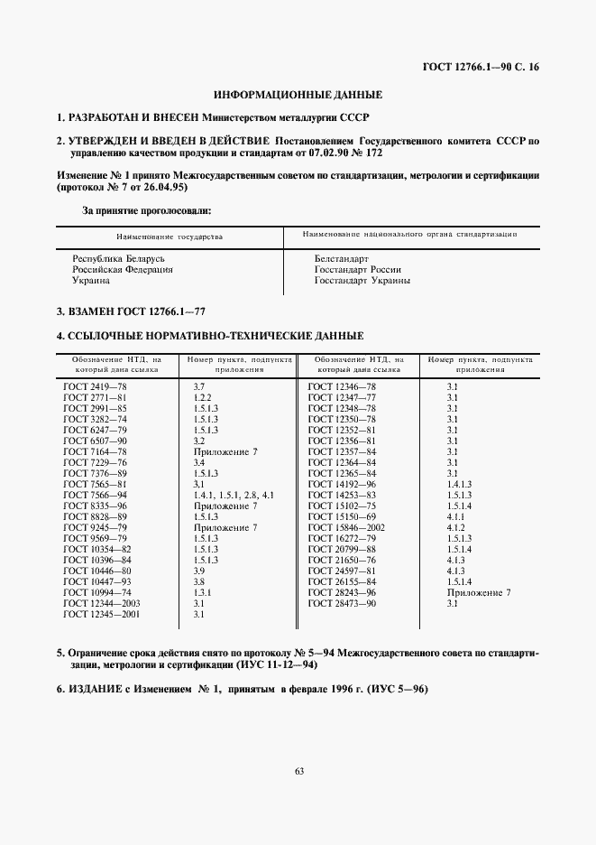 Страница 16 ГОСТ 12766.1-90