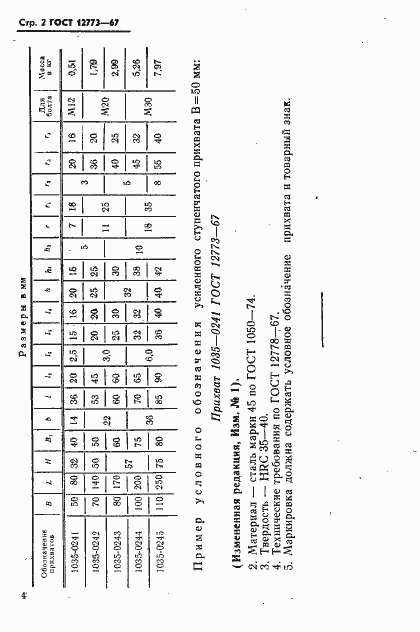 Страница 2 ГОСТ 12773-67