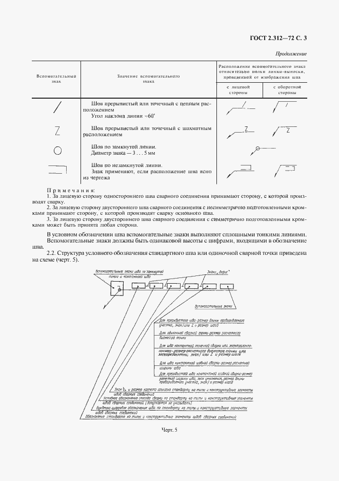 Страница 5 ГОСТ 2.312-72