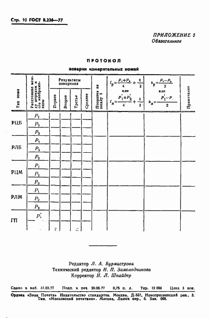 Страница 12 ГОСТ 8.236-77