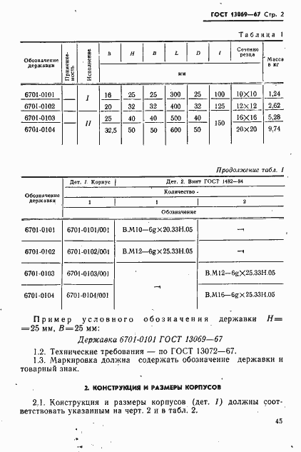 Страница 2 ГОСТ 13069-67