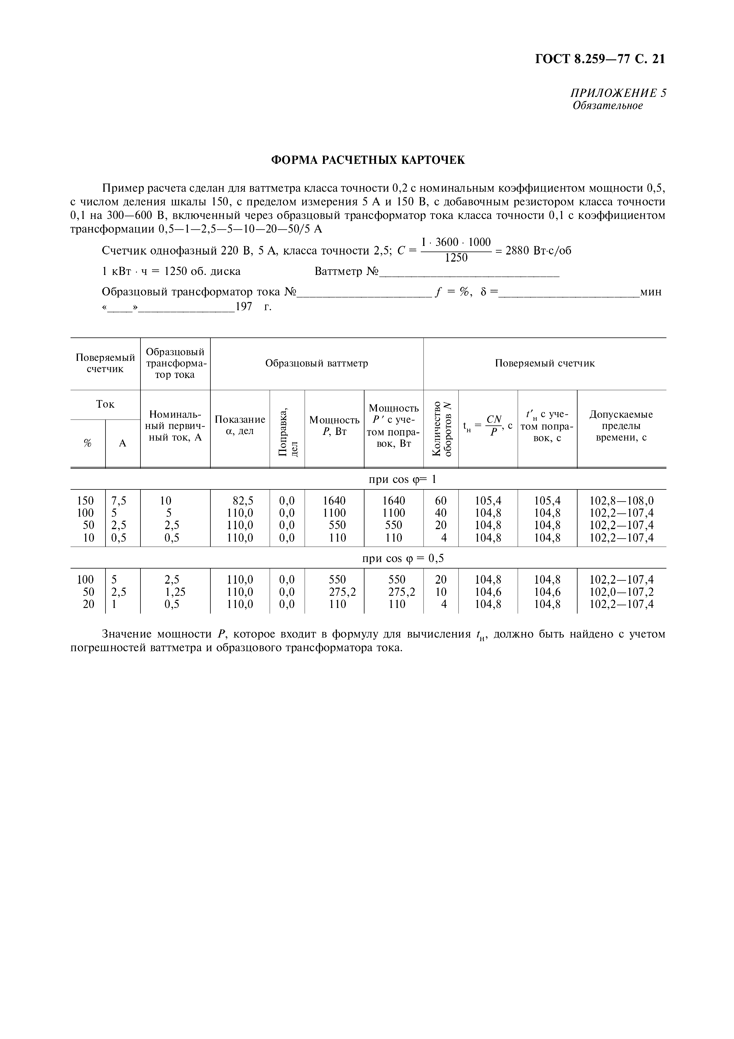 Страница 22 ГОСТ 8.259-77